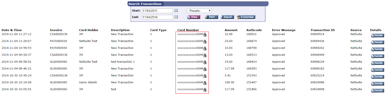 Magento credit card processing gateway search