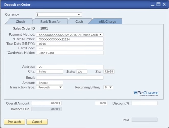 sap-b1-application-ebizcharge-module