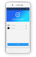 ebizcharge mobile on white android – transaction completed – drop shadow – 200px