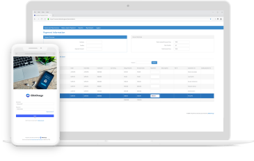 customer payment portal mobile header