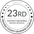 EBizCharge wins 2017 Fastest Growing Business Orange County Award